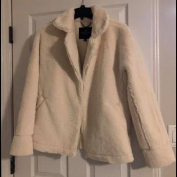 America eagle faux fur jacket - Picture 2 of 2